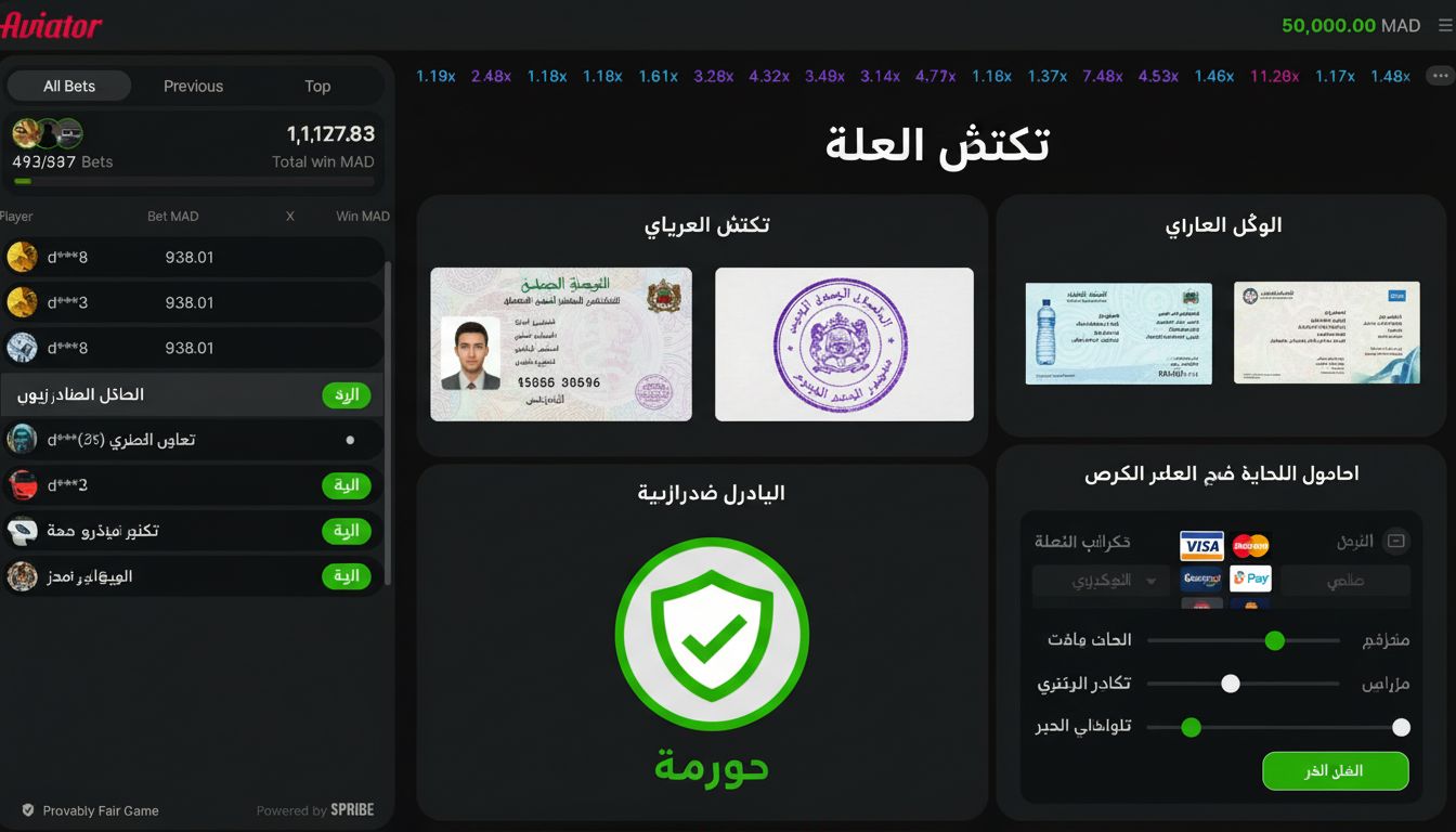 توثيق الهوية ضروري لسحب الأرباح من Aviator